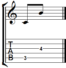 Interval C to B